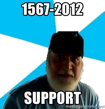 Epic Beard Man - 1567-2012 SUPPORT