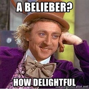 Willy Wonka - a belieber? how delightful