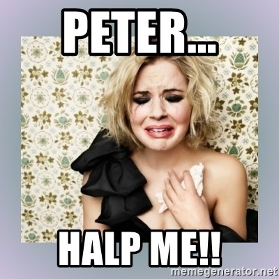 Crying Girl - Peter... halp me!!