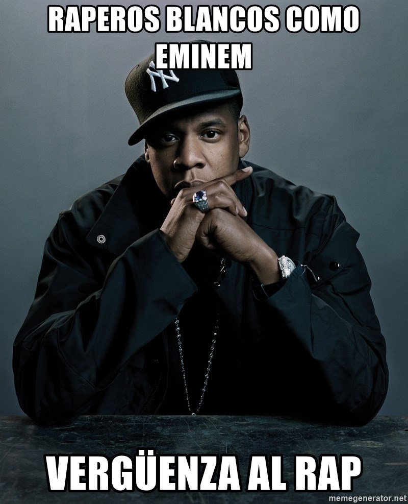 Jay Z problem - raperos blancos como eminem  VERGÜENZA al rap 