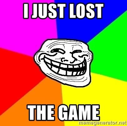Trollface - I just lost the game