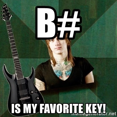 Progressive Guitarist - b# is my favorite key!