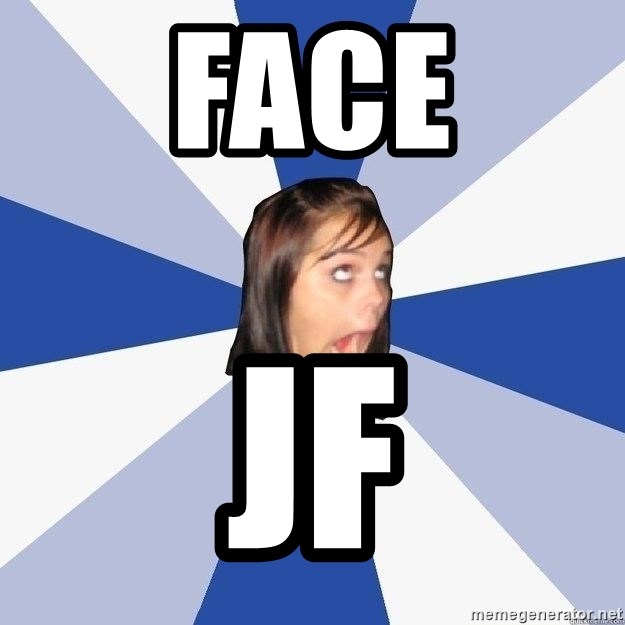 Annoying Facebook Girl - face jf