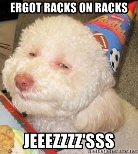 Troll dog - ERGOT RACKS ON RACKS  JEEEZZZZ'SSS