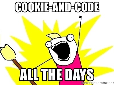 X ALL THE THINGS - cookie-and-code all the days
