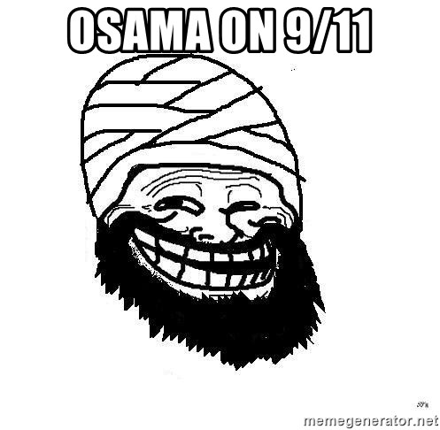 Trollface Mohammad - Osama on 9/11