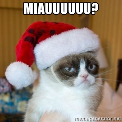 Grumpy Cat Santa Hat - MIAUUUUUU?