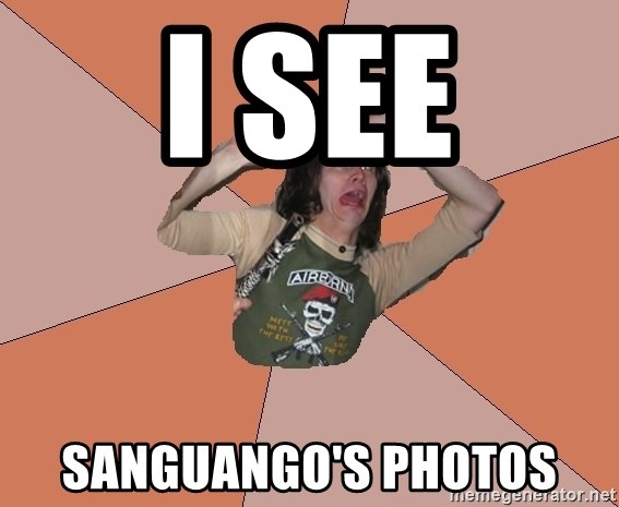Scared Bekett - i see sanguango's photos