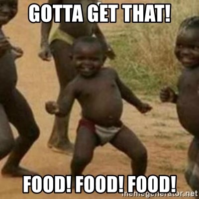 Black Kid - Gotta get that! Food! FoOD! Food!