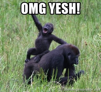 Happy Gorilla - OMG YESH!