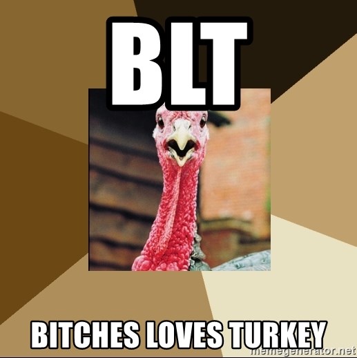 Quirky Turkey - blt bitches loves turkey