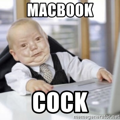 Working Babby - MacBook cock