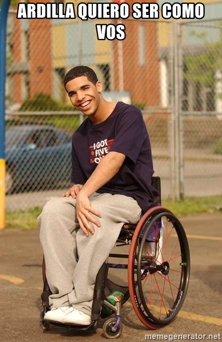 Drake Wheelchair - ardilla quiero ser como vos