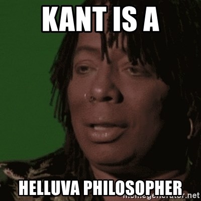 Rick James - Kant is a helluva philosopher