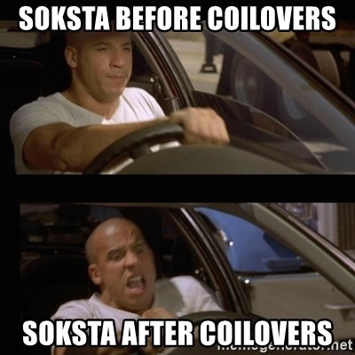 Vin Diesel Car - Soksta before coilovers soksta after coilovers