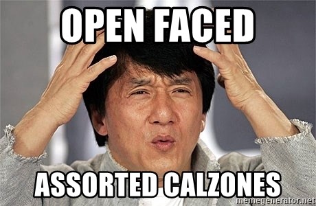 Jackie Chan - Open Faced Assorted Calzones