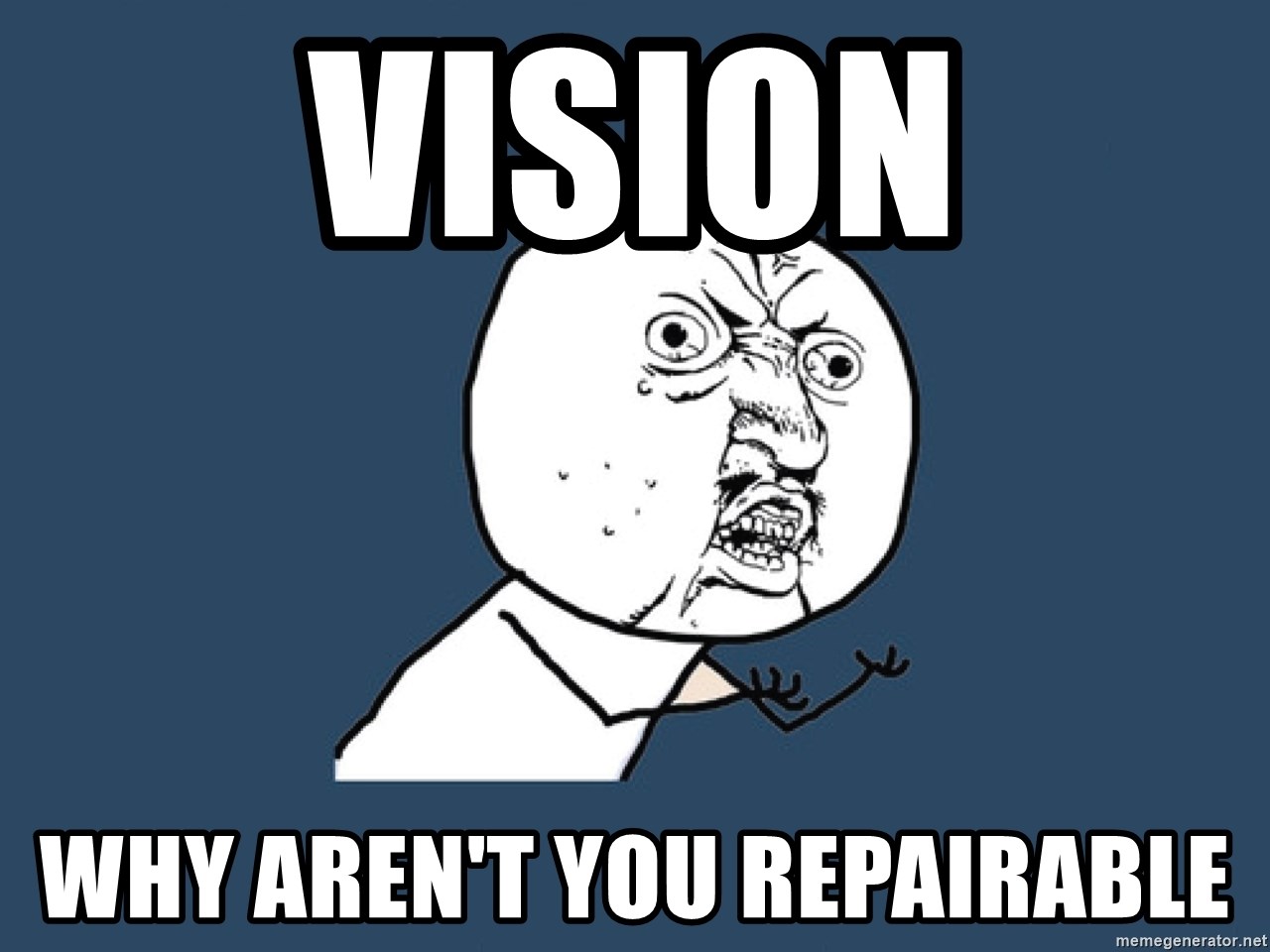 Y U No - Vision Why aren't you repairable