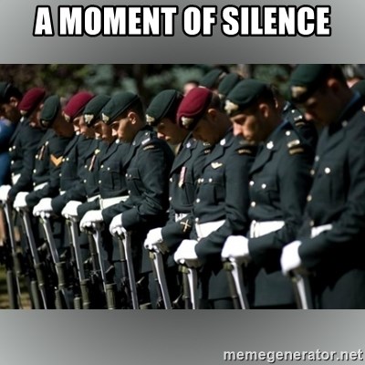 Moment Of Silence - A moment of silence