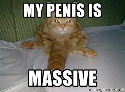 My penis is massive