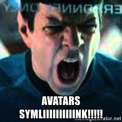 Spock screaming Khan - AVATARS SYMLIIIIIIIIIINK!!!!!