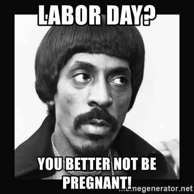 Sir Ike Turner  - Labor Day? You better not be pregnant!