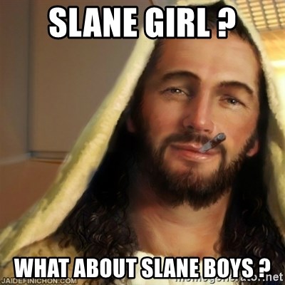 Girl who is slane A Photo