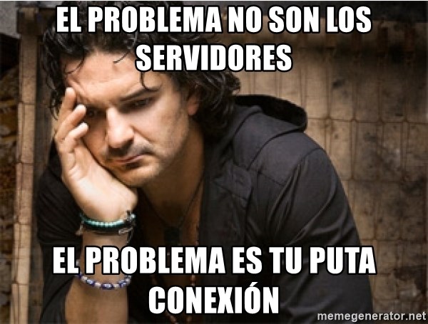 Ricardo Arjona - El problema no son los servidores el problema es tu puta CONEXIÓN