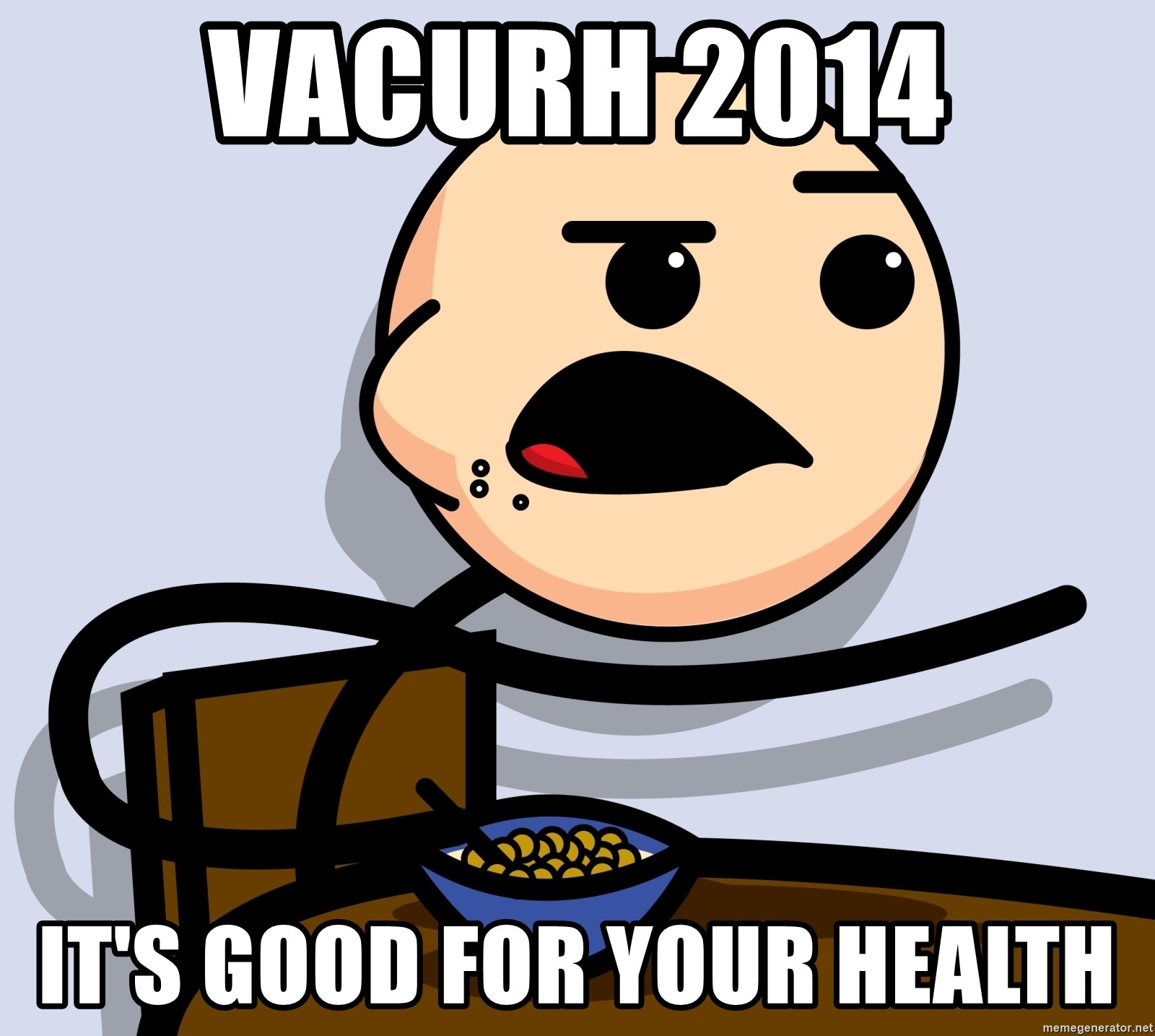 Kid Eating Cereal - VaCURh 2014 It's good for your Health
