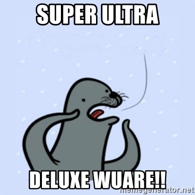 gay seal - super ultra deluxe wuare!!