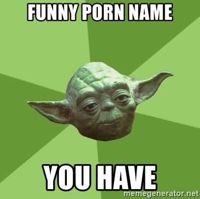 Funny Porn Name