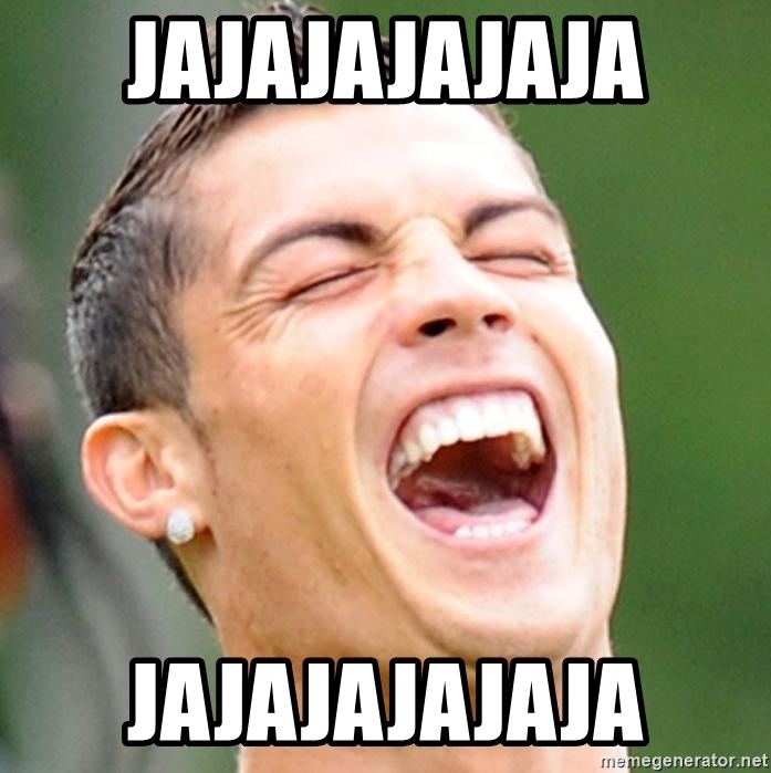 Cristiano Ronaldo Laughing - jajajajajaja jajajajajaja