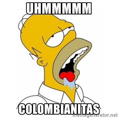 Homer Simpson Drooling - Uhmmmmm Colombianitas