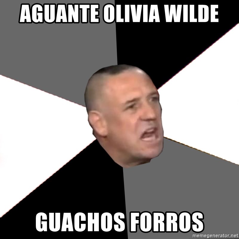 Ricardo Iorio - aguante olivia wilde guachos forros