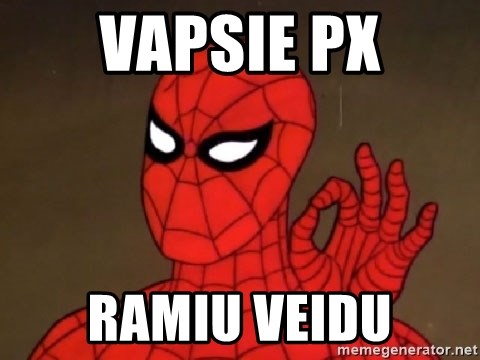 Spiderman Approves - vapsie px ramiu veidu