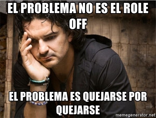 Ricardo Arjona - el problema no es el role off el problema es quejarse por quejarse