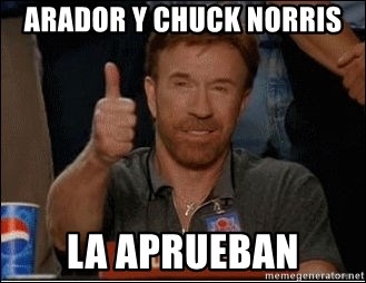 Chuck Norris Approves - Arador y chuck norris la aprueban