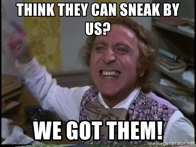 Willy Wonka The Tea Party Explainer - Think they can sneak by us? We got them!