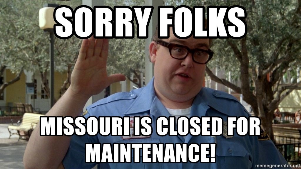 John Candy Walley World - Sorry folks Missouri is closed for maintenance!