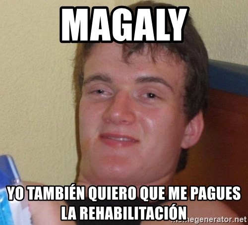 high/drunk guy - Magaly Yo también quiero que me pagues la rehabilitación
