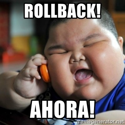 fat chinese kid - Rollback!  Ahora!