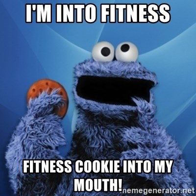 Cookie Monster Desktop - i'm into fitness fitness cookie into my mouth!