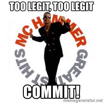 MC Hammer - TOO LEGIT, TOO LEGIT COMMIT!