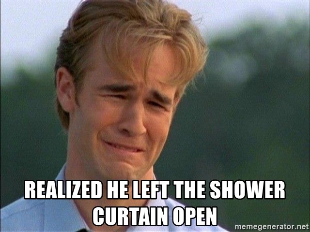 Shower Curtain Open Crying Man, He Man Shower Curtain