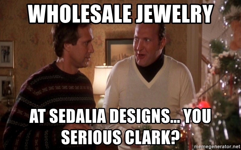 Cousin Eddie's Christmas Dickie of Enlightenment - Wholesale Jewelry at Sedalia Designs... You Serious Clark?