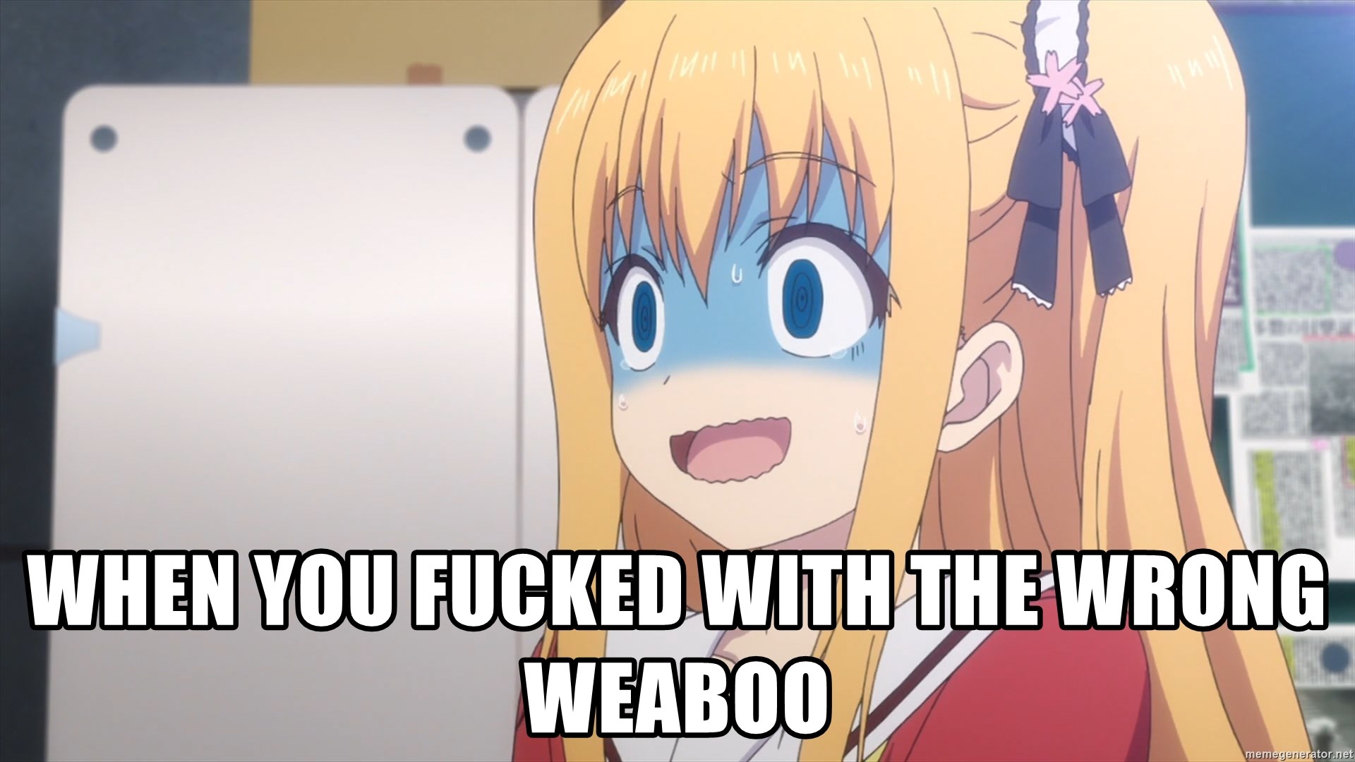 When You Fucked With The Wrong Weaboo Anime Lady Meme Generator