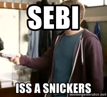 snickers guy 1 - Sebi   iss a Snickers