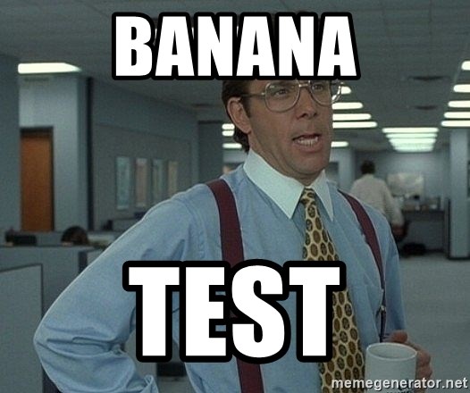 Office Space That Would Be Great - Banana Test