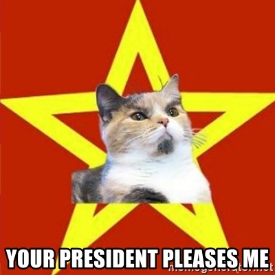 Lenin Cat - your president pleases me