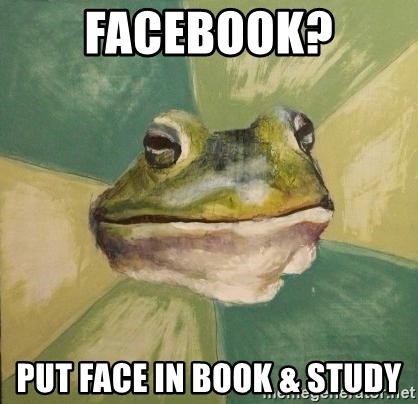 Foul Bachelor Frog - Facebook? Put face in book & studY