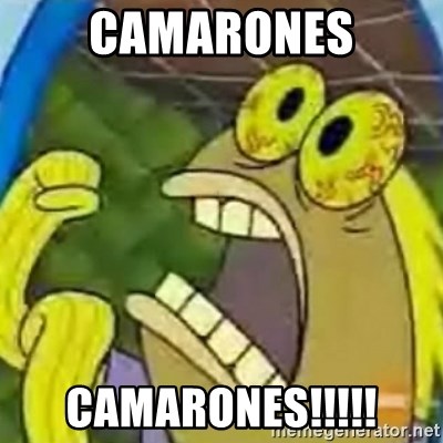 spongebob chocolate guy - Camarones camarones!!!!!